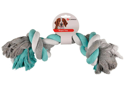 Flamingo Jim Rope Chew Toy – Small Durable Braided Rope, Promotes Healthy Play