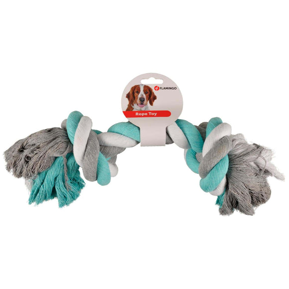 Flamingo Jim Rope Chew Toy – Small Durable Braided Rope, Promotes Healthy Play