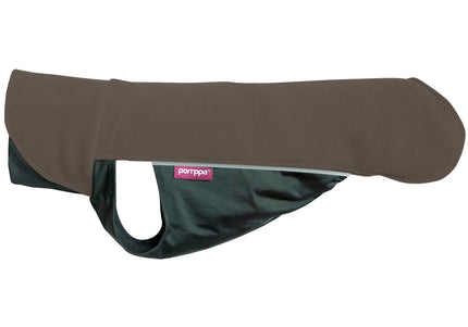 Jumppa Pomppa Chocko Dog Fleece – Brown, Size 80, Warm Lightweight Layer