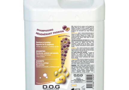 Dog Generation Regenerating Fruit Shampoo – Concentrated 1:4 Formula, 5L, Nourishing Coat Care