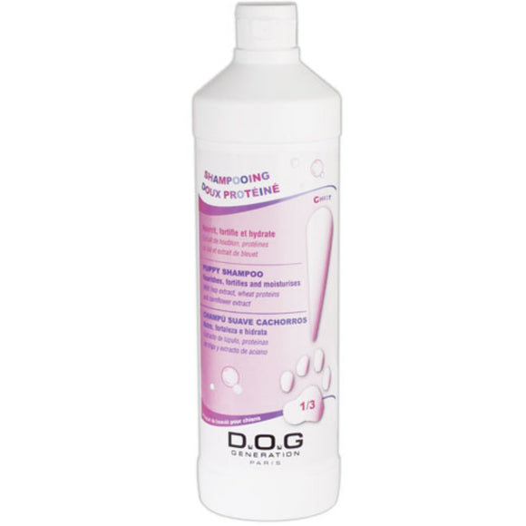 Dog Generation Puppy Soft Shampoo – Gentle Concentrated Formula, 1:3 Dilution, 1L Bottle