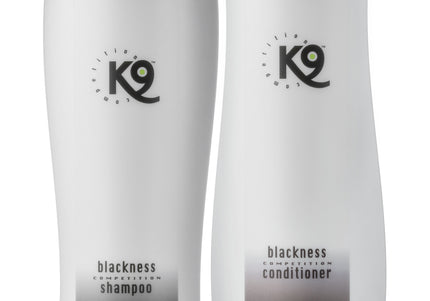 K9 Blackness Set – Complete Coat Care Cosmetics for Dark and Black Fur, Enhances Shine
