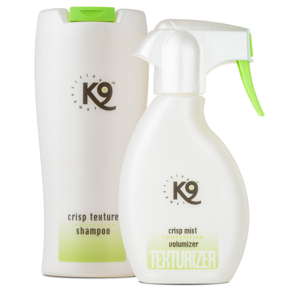 K9 Crisp Texture Set – Professional Coat Care Cosmetics with Texturizing Formula, Complete Kit