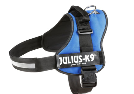 Julius K9 Powerharness Blue – Adjustable Dog Harness with Reflective Straps, Durable Design