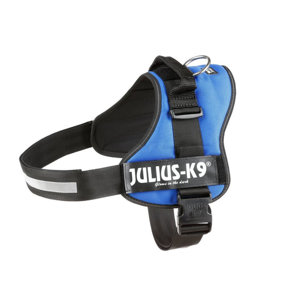 Julius K9 Powerharness Blue – Adjustable Dog Harness with Reflective Straps, Durable Design