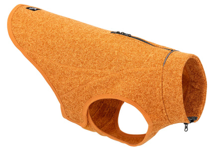 Kurgo K9 Core Sweater – Orange Fleece Dog Sweater, Medium, Lightweight and Warm