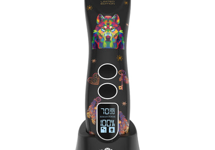 Kenchii Flash 5 Wolf Cordless Clipper – 5-Speed Adjustable Blade, Lightweight and Versatile