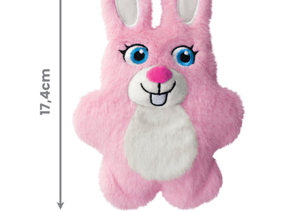 KONG Snuzzles Kiddos Bunny Small – Plush Rabbit Toy with Large Squeaker, Soft and Durable