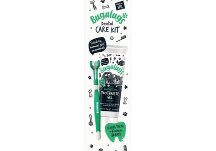 Bugalugs Dental Care Kit 75g – Toothpaste and Brush Set, Gentle Cleansing Formula