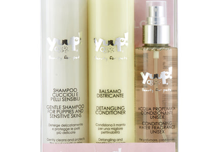 Yuup! Home Puppy Kit – Gentle Shampoo, Conditioner, and Perfume Set, Mild Care Formula