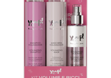Yuup! Volume Kit – Cosmetic Set with Volumizing Shampoo and Conditioner, Enhances Coat Fullness