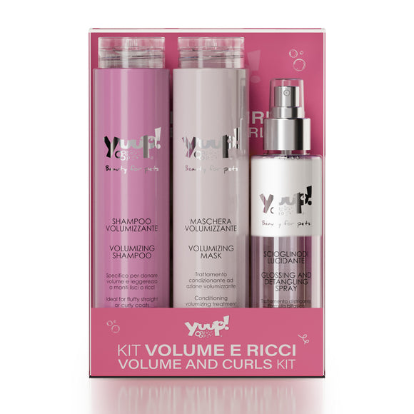 Yuup! Volume Kit – Cosmetic Set with Volumizing Shampoo and Conditioner, Enhances Coat Fullness