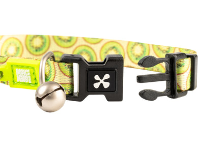 Max&Molly GOTCHA! Smart ID Cat Collar Kiwi – Colorful Adjustable Collar with Integrated Smart Tag