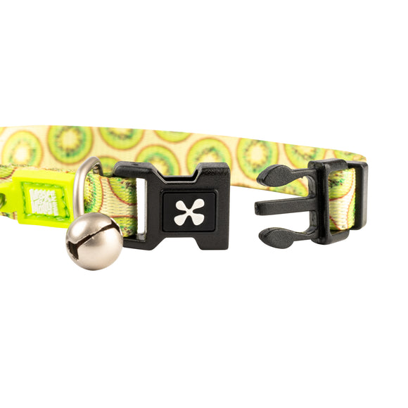 Max&Molly GOTCHA! Smart ID Cat Collar Kiwi – Colorful Adjustable Collar with Integrated Smart Tag
