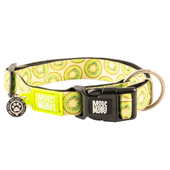 Max&Molly GOTCHA! Smart ID Kiwi Collar – Adjustable XS Dog Collar with Integrated Smart Tag