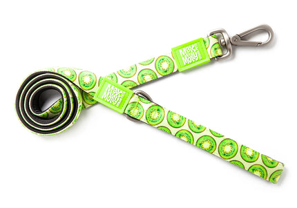 Max&Molly Short Leash Kiwi – Colorful 120cm City Leash, Vibrant Kiwi Pattern, Medium