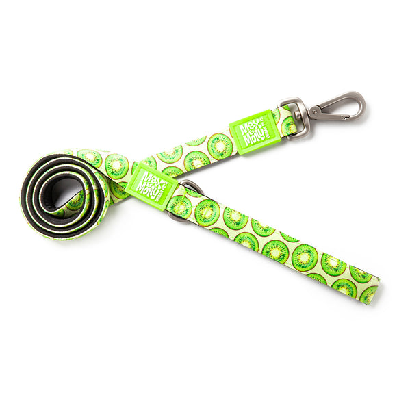 Max&Molly Short Leash Kiwi – Colorful 120cm City Leash, Vibrant Kiwi Pattern, Medium