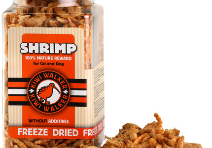 Kiwi Walker Freeze-Dried Shrimp Snacks 50g – 100% Natural Single-Ingredient Treats