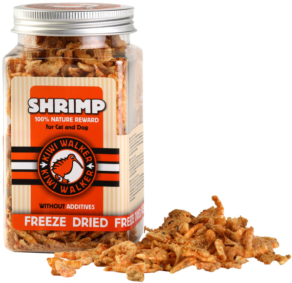Kiwi Walker Freeze-Dried Shrimp Snacks 50g – 100% Natural Single-Ingredient Treats