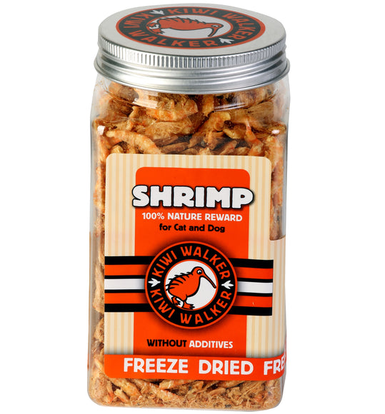 Kiwi Walker Freeze-Dried Shrimp Snacks 50g – 100% Natural Single-Ingredient Treats