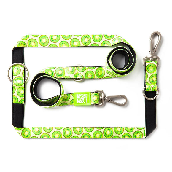 Max&Molly Multi-Leash Kiwi – Adjustable 200cm Dog Leash with Vibrant Pattern, Large Size
