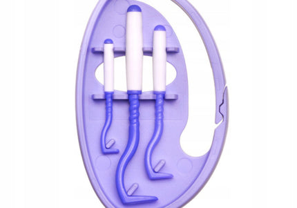 Tick Twister Clip Box – Set of 3 Durable Tick Removers in Assorted Sizes, Purple
