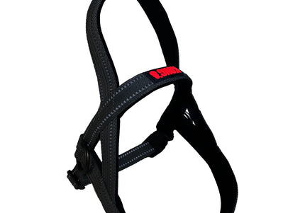 KONG Norwegian Harness – Padded Black Adjustable Harness, Small Size, Comfortable Fit