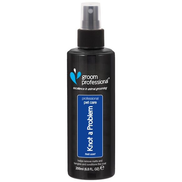 Groom Professional Knot a Problem Detangling Spray – 200ml, Fast-Acting Solution for Matted Coats