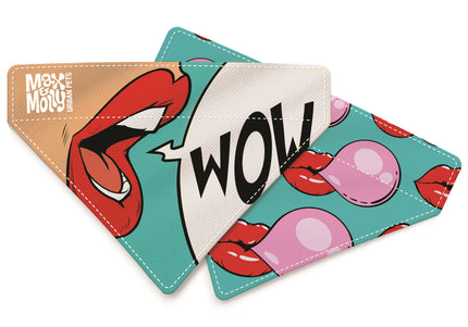 Max&Molly Missy Pop Reversible Bandana – Double-Sided Small Size, Vibrant Design