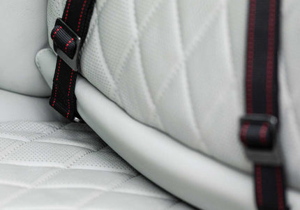 KONG Travel Ultimate Safety Tether – Three-Point Adjustable Car Belt with ISOFIX Compatibility