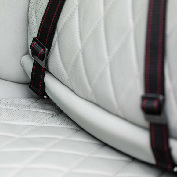 KONG Travel Ultimate Safety Tether – Three-Point Adjustable Car Belt with ISOFIX Compatibility