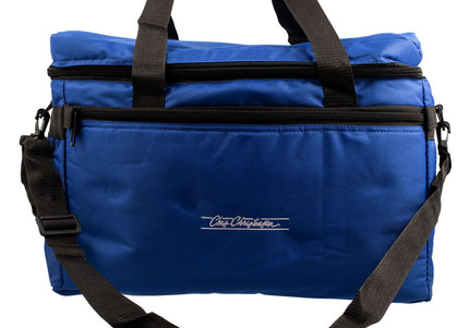 Chris Christensen Kool Dry Bag – Blue Storage Carrier for Hairdryer and Grooming Accessories