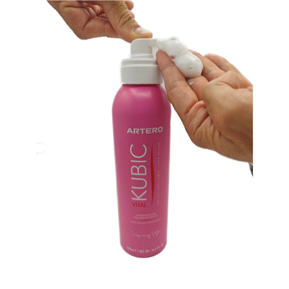 Artero Kubic Foam Conditioner 500ml – Nourishing Lightweight Formula, Enhances Cutting and Styling