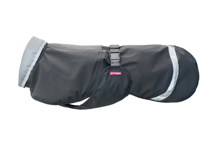 Kuori Pomppa Graphite Breathable Raincoat – Lightweight Waterproof Outerwear, Gray, Size 52