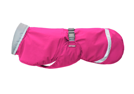 Kuori Pomppa Pink Raincoat – Breathable Waterproof Outerwear, Lightweight Design, Size 44