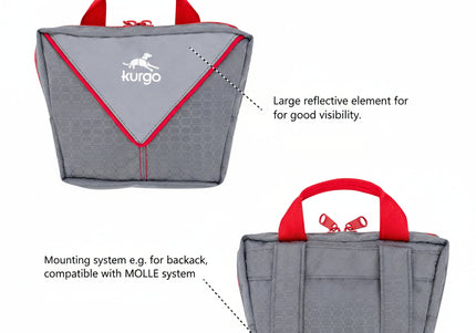 Kurgo Ridgeline Tie-Out 9m – Flexible Dog Zipline, Durable Camping Rope, Tree-to-Tree Setup