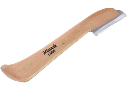 Miranda Classic Coarse Trimmer – Medium Left-Handed, Comfortable Wooden Handle, Professional Quality