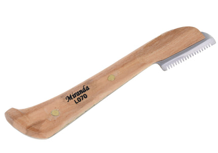 Miranda Classic Coarse Trimmer – Medium Left-Handed, Comfortable Wooden Handle, Professional Quality