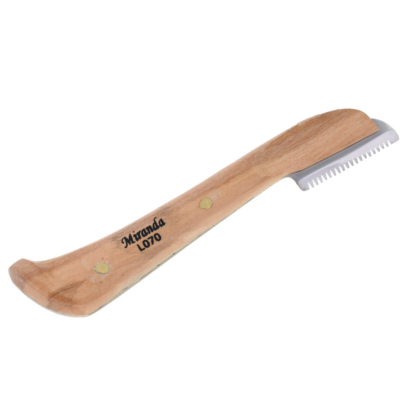 Miranda Classic Coarse Trimmer – Medium Left-Handed, Comfortable Wooden Handle, Professional Quality