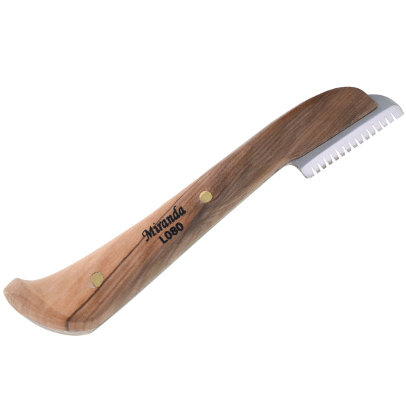 Miranda Classic Coarse Trimmer – Medium Left-Handed, Comfortable Wooden Handle, Professional Quality