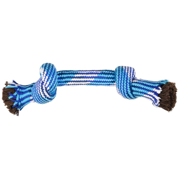 Flamingo Joe Rope 2 Knots – Extra Large Braided Cotton Dog Toy, Durable Design