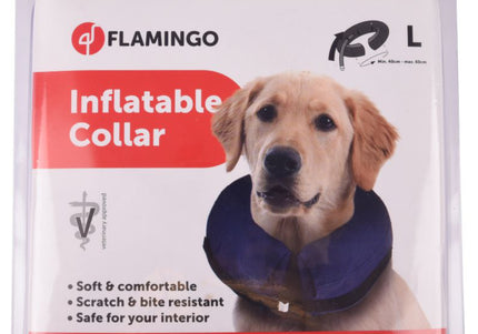 Flamingo Gofi Inflatable Recovery Collar XS – Soft Lightweight Design, Comfortable Fit