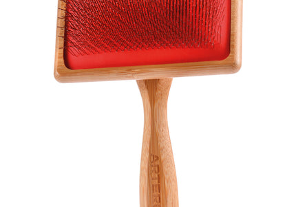 Artero Nature Collection Large Slicker Brush – Long Metal Pins, Ergonomic Grip Design