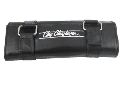 Chris Christensen Leather Stripping Knife Roll – Premium Case Holds Four Trimmers Securely