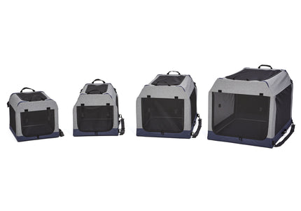 MidWest Camper Tent Crate – XL Fabric Carrier, Lightweight Foldable Design in Gray