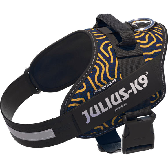 Julius-K9 IDC Powerharness Canyon – Reflective Adjustable Dog Harness, Mini Size, Canyon Pattern