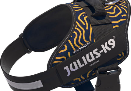 Julius-K9 IDC Powerharness Canyon – Reflective Adjustable Dog Harness, Mini Size, Canyon Pattern