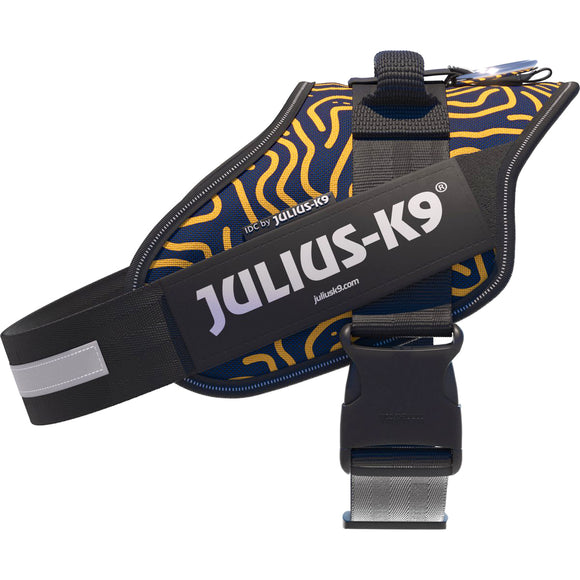 Julius-K9 IDC Powerharness Canyon – Reflective Adjustable Dog Harness, Mini Size, Canyon Pattern