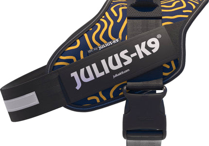 Julius-K9 IDC Powerharness Canyon – Reflective Adjustable Dog Harness, Mini Size, Canyon Pattern