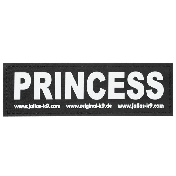 Julius-K9 Princess Patch Set – Large Velcro Attachment, 2 Pieces, Harness Accessory